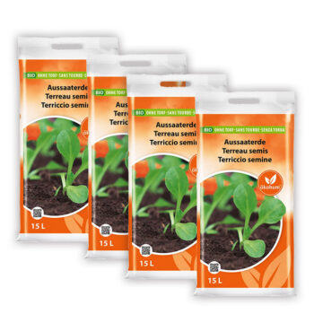 Bio Aussaaterde von ökohum 4 x 15 Liter