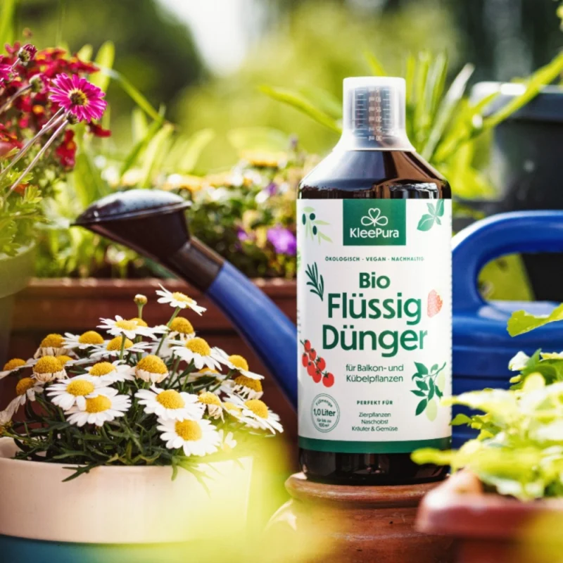 Bio Flssigdnger fr Balkon- & Kbelpflanzen | KleePura