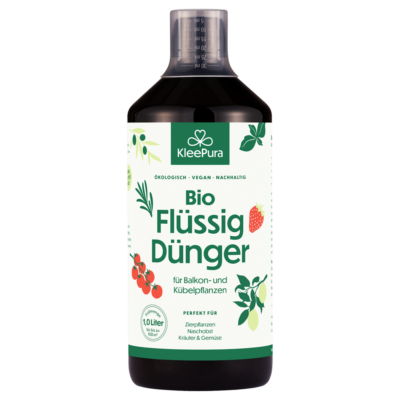 Bio Flüssigdünger für Balkon, Terrasse und Nährstoffkick für alle Pflanzen im Garten