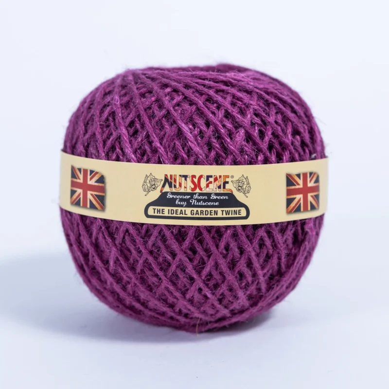 Jute-Strick dunkelila