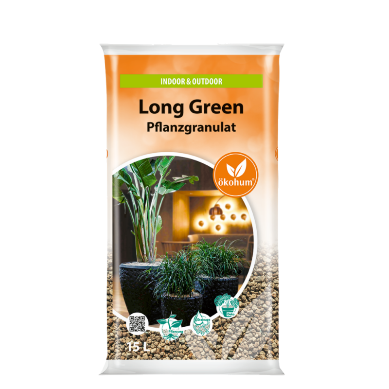 kohum Long Green Pflanzsubstrat - 1 x 15 Liter | KleePura