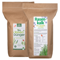 KleePura | BioRasenDnger + Rasenkalk | 10,5 kg + 10,5 kg