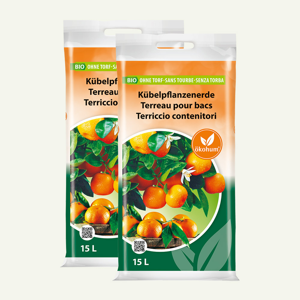 Ökohum Kübelpflanzenerde 30 Liter (1)