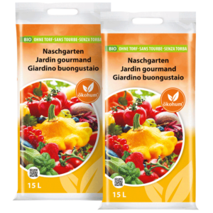 ökohum Bio Erde Naschgarten Doppelpack