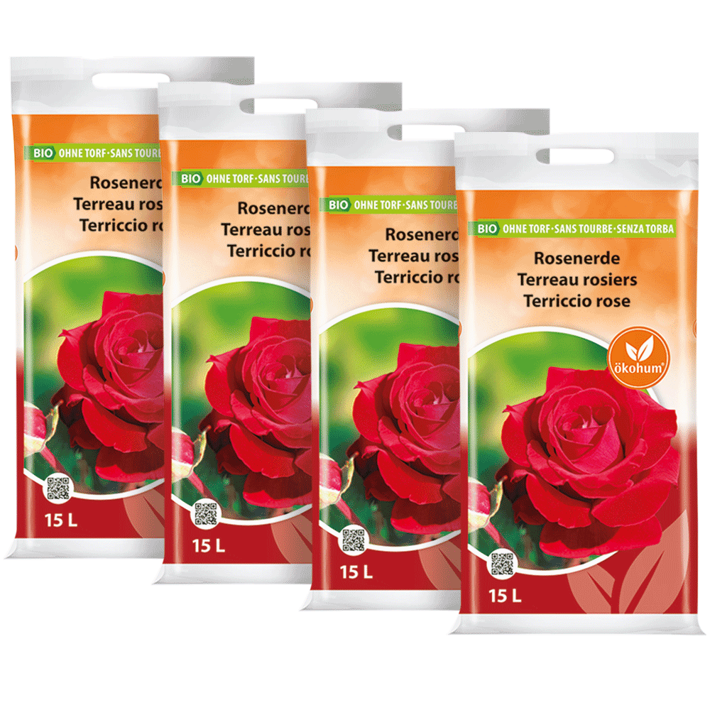 oekohum Rosenerde Viererpack 60l